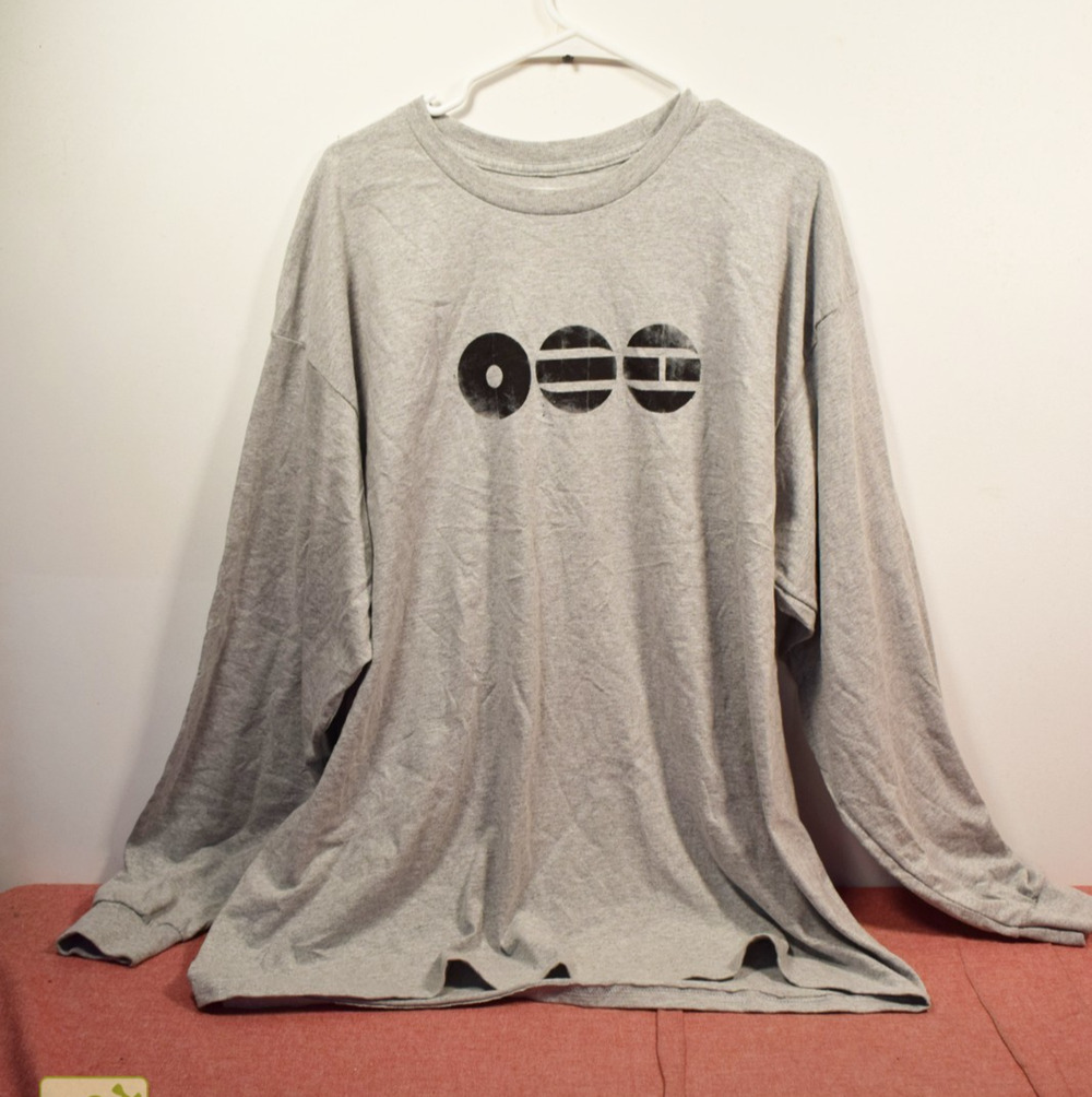 BTS Clothing Long Sleeve T-shirt Gray XXL